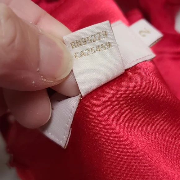 Ted Braker Elegant Red Lace Dress, size 2 - Picture 14 of 16